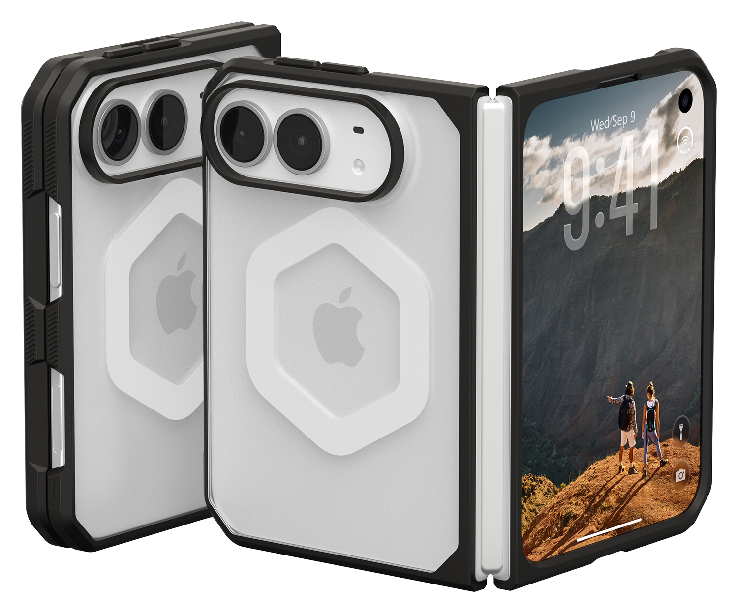 UAG Mouve MagSafe iPhone Duo hoesje ice