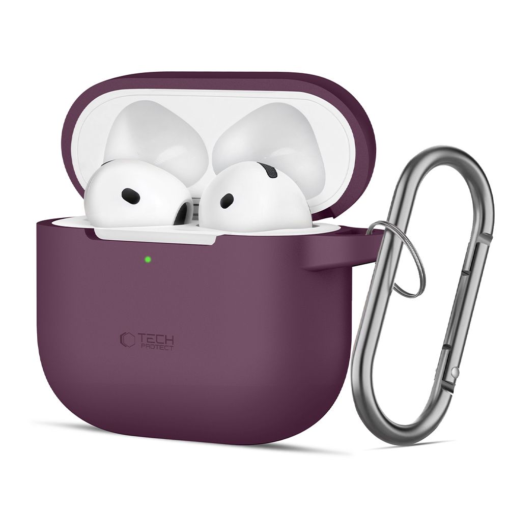 TechProtection siliconen&nbsp;AirPods 5 / AirPods 4 hoesje burgundy